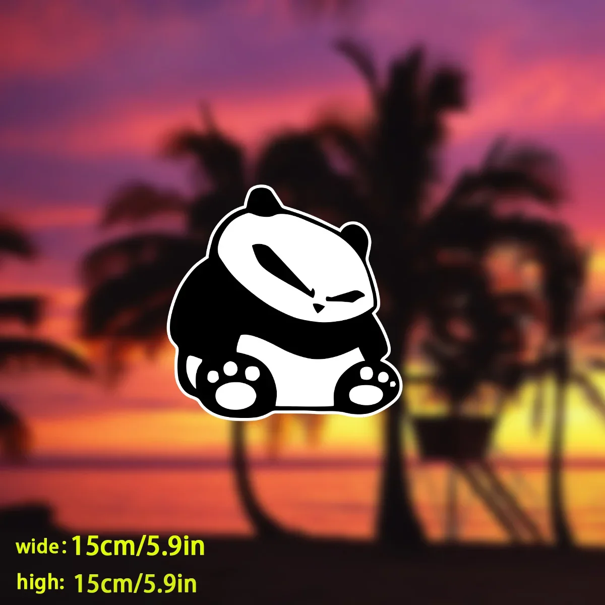 

1PC "Trendy Animal - themed Sticker, Great for Adding a Fun Vibe to Phone Cases, Tablet Enclosures, and Guitar Bodies"