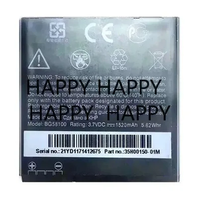 Vhbw Batteria 1700mAh Compatibile Con HTC Sensation Z710e, Sensation XE Z715E – Li-Ion 3,7V, Ricambio BA S560, BA S590, BA S640
