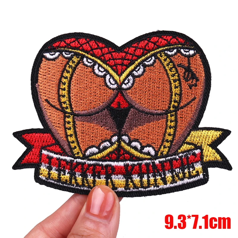 Netherland Carnival Oeteldonk Emblem Embroidery Patches Iron On Patches For Clothing DIY Frog Patches On Clothes Sew Badges