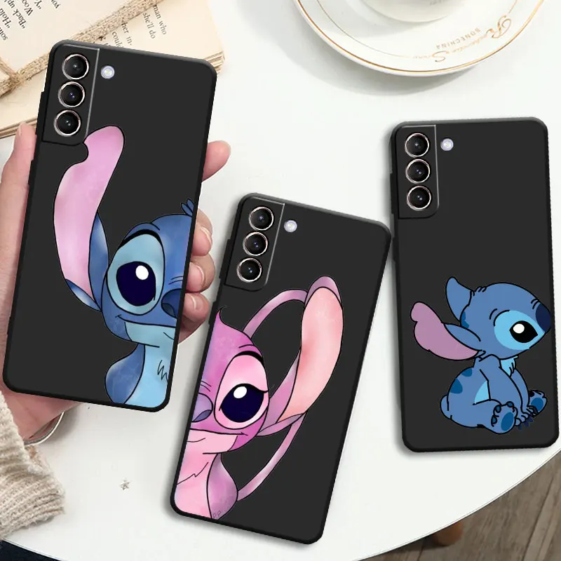 Angie Stitch Cute Case For Samsung Galaxy S23 S22 Ultra S20 FE S21 S10 S24 Note 20 10 Plus Phone Cover