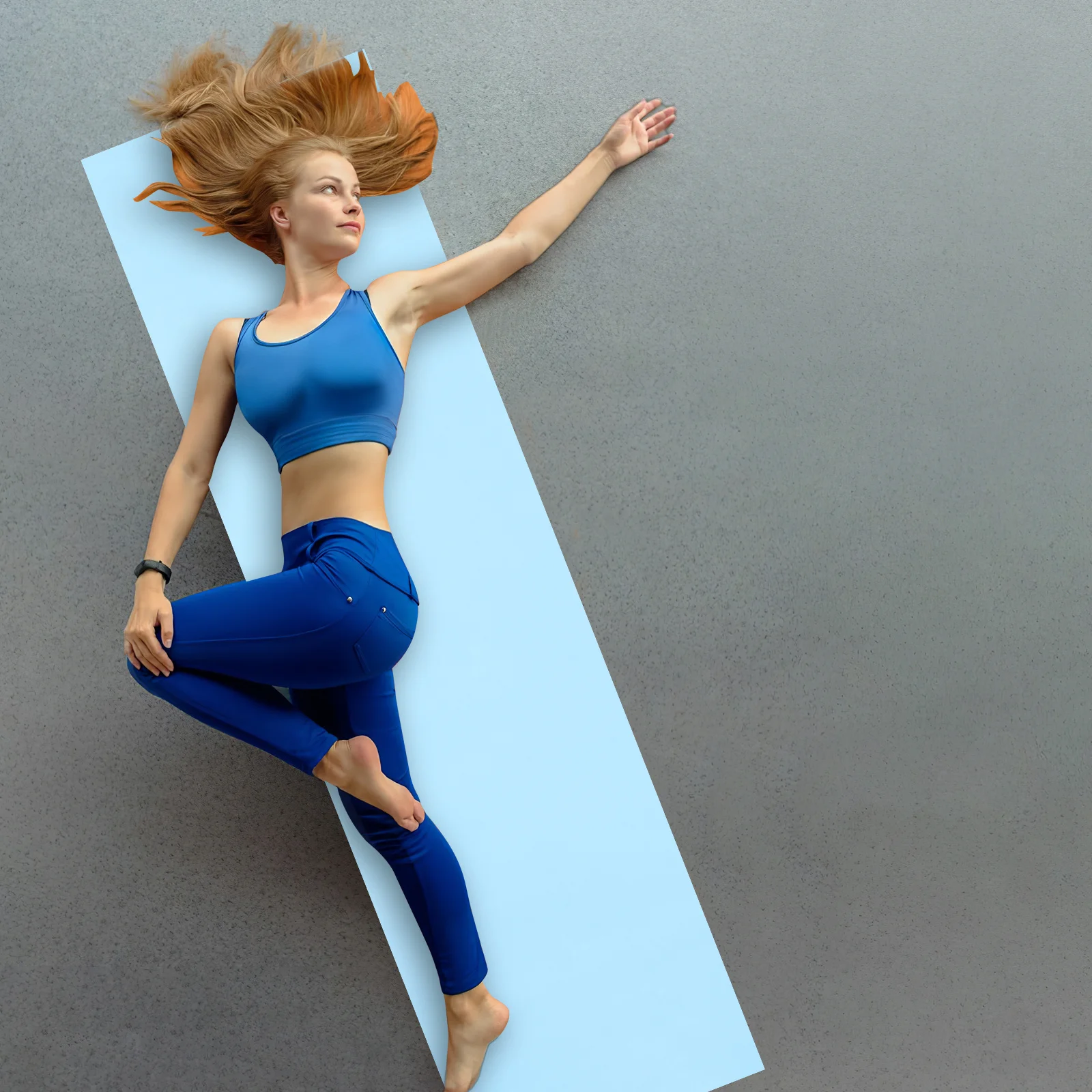 

1pc Yoga Mat Eva Waterproof Picnic Blanket Lightweight Foldable Camping Mat For Outdoor Beach Hiking Travel Multi-Use Pad