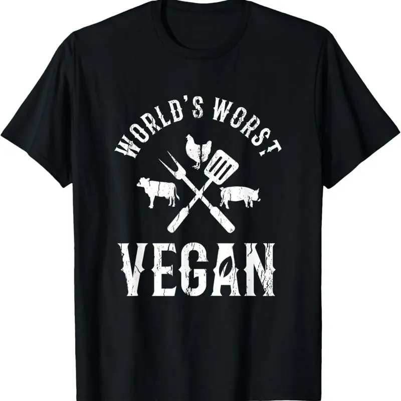 La peor ropa vegana del mundo Idea para amantes de la carne Camiseta divertida para barbacoa