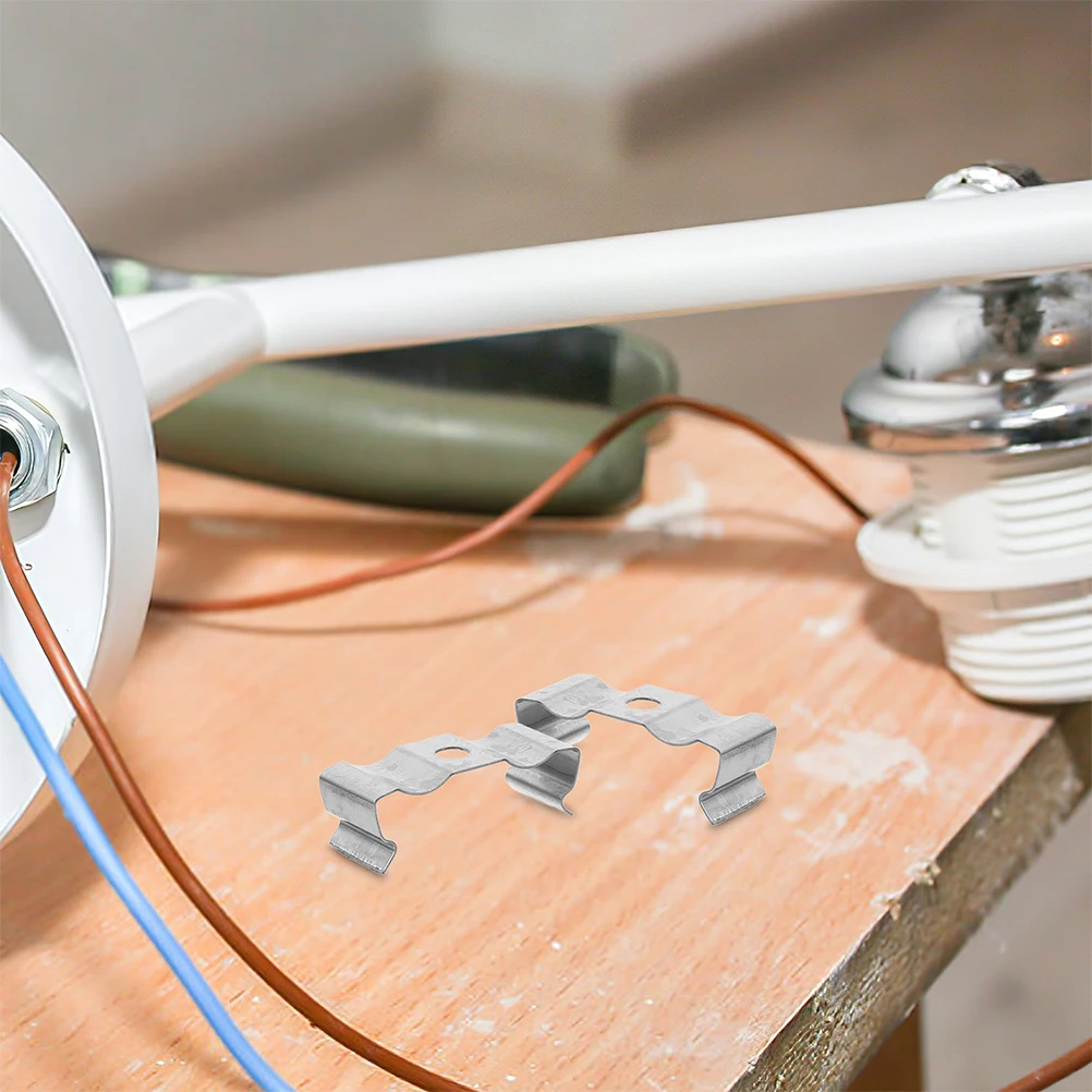 

30 Pcs Lamp Support Fixing Clip Clamp Fixture Clips Bracket Hanger for Led Light Tube Clamps Ceiling