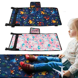 Kids Travel Airplane Pedal Bed Portable Seat Baby Hammock Extender Anti-Slip Design Stickers Oxford Cloth Leg Rest For