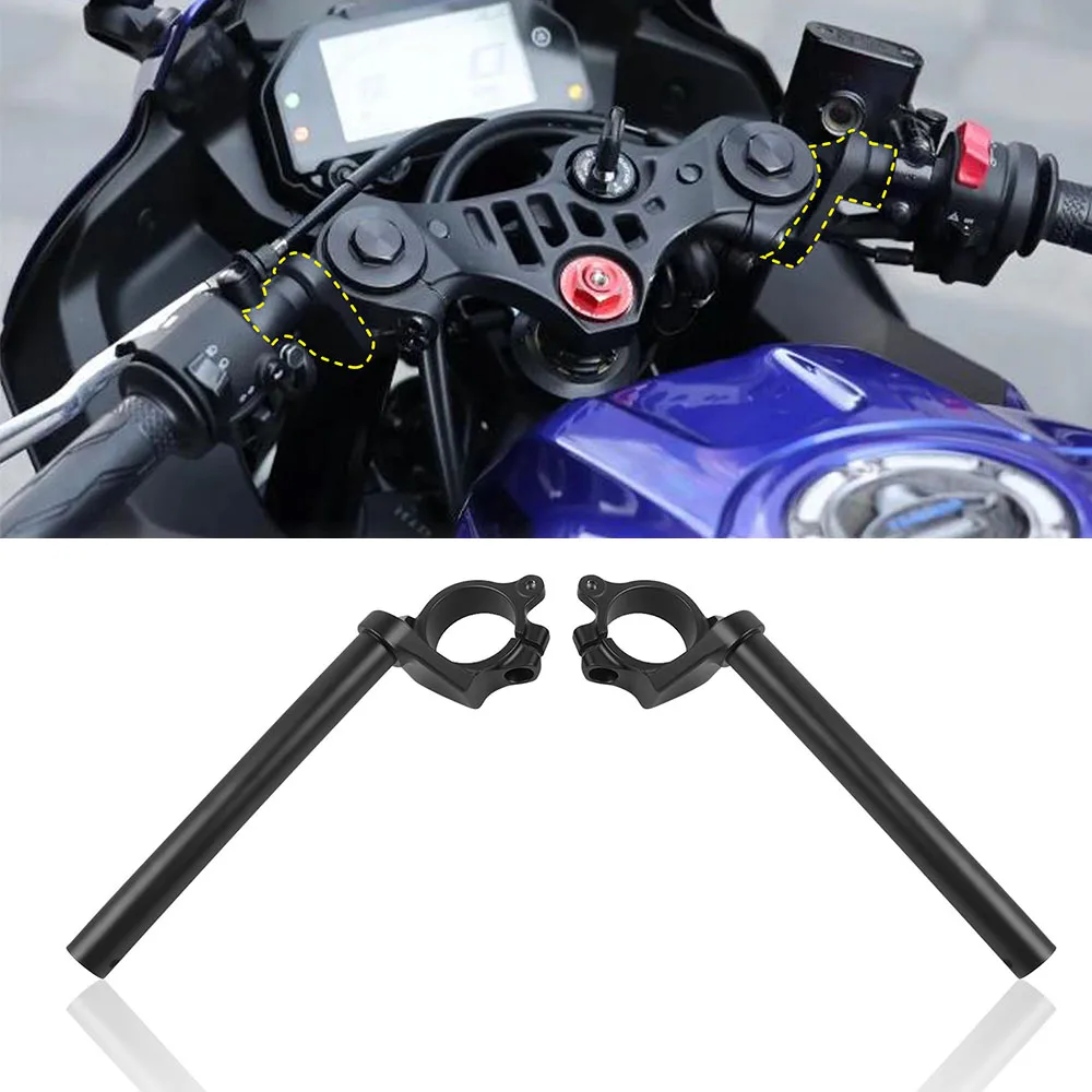 For YAMAHA YZF-R3 YZF R3 YZFR3 R25 R 25 2019-2026 Motorcycle Fork Tube Clip-On Handlebars Clip Ons Handle Bar Grips Accessories