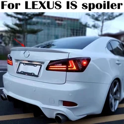 For Lexus IS250 IS300 IS350 Spoiler 2006 2007 2008 2009 2010 2011 2012 2013 ABS Plastics Rear trunk cover wings spoiler Airfoil