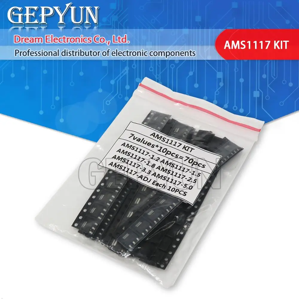 70Pcs AMS1117 Volta…
