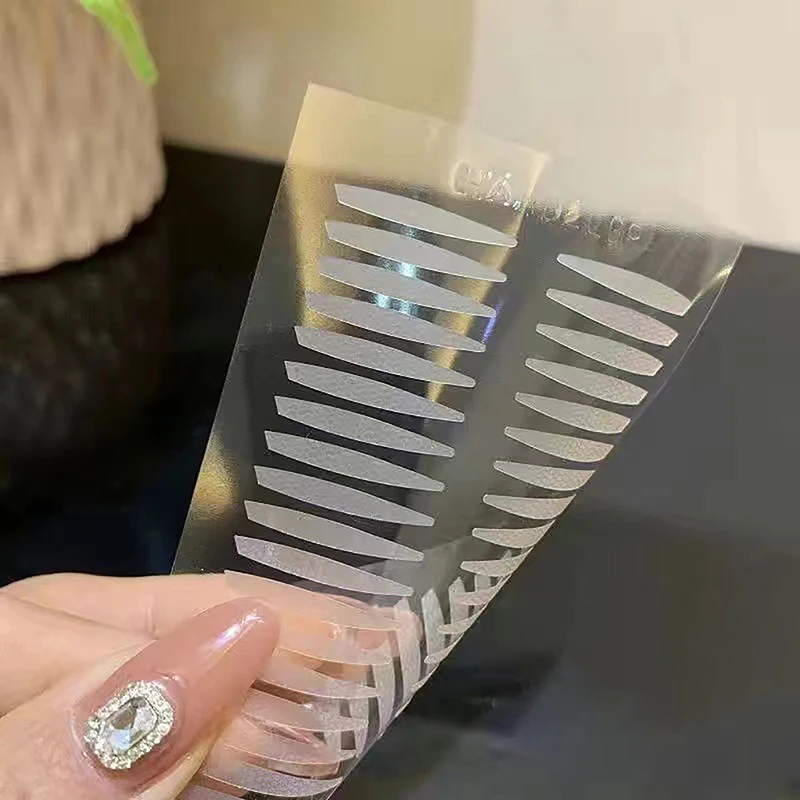 شريط جفن مزدوج غير مرئي ، شفاف ذاتي اللصق ، رفع عيون كبير طبيعي ، عدم وضع علامات ، ملصقات عين دانتيل شبكي ، ورقة واحدة #5