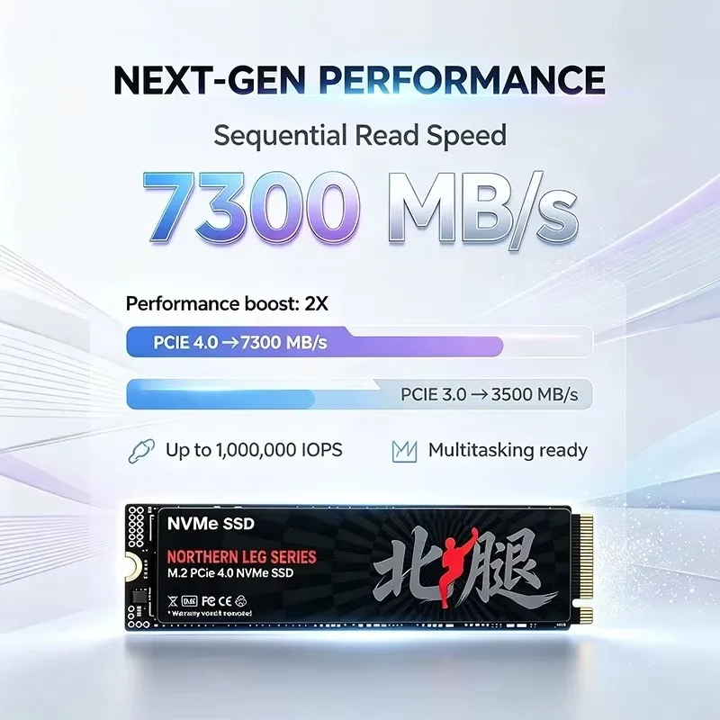 New M.2 NVMe SSD PCIe Gen4 High Performance Internal Drive 500GB 1TB 2TB 4TB Storage Upgrade For PS5 Desktop Laptop PC