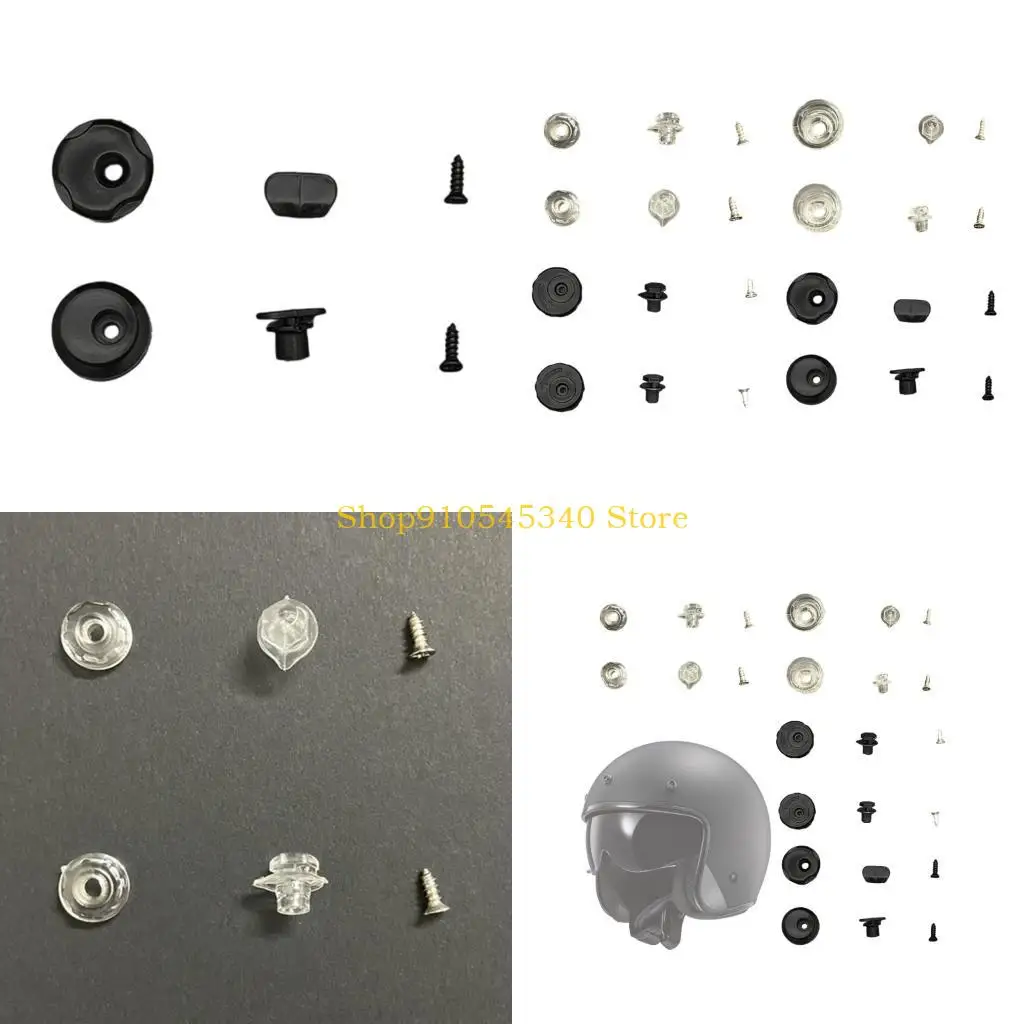 

U2JA Quick Install Helmet Advisor Clips Eliminate Fogging Lightweight ABS Motorcycle Safety Gear