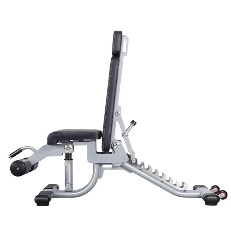 كرسي لياقة بدنية متعدد الوظائف لصالة الألعاب الرياضية التجاري الاحترافي مع لوح مائل قابل للتعديل للجلوس والبطن