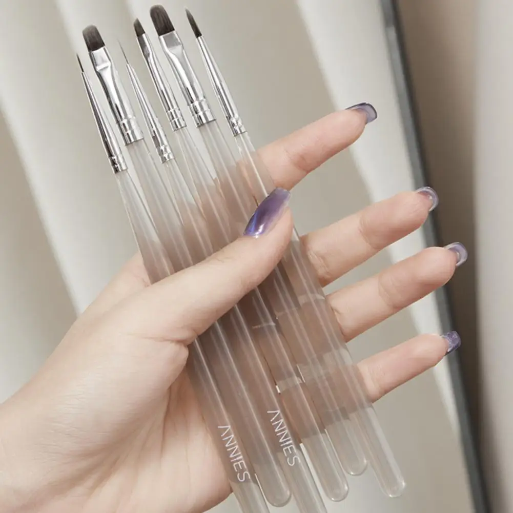 Durable Nail Brush UV Gel Nail Painting Brush High Polymerization Soft Bristles Nail Painting Brush for Manicure Store