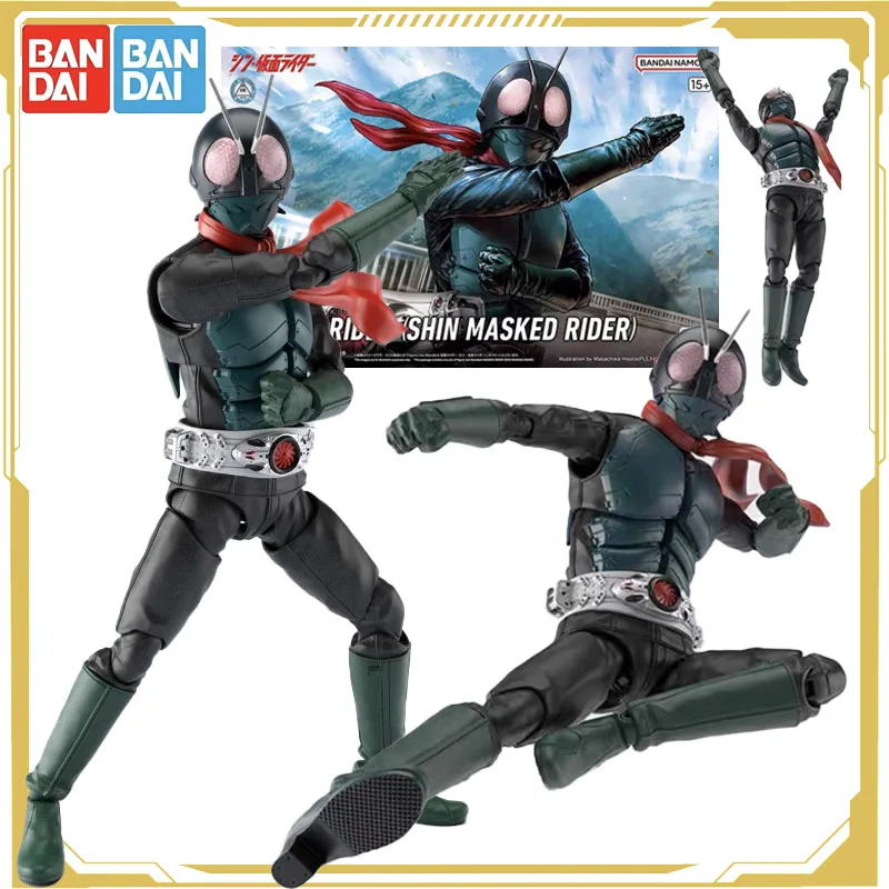 

Bandai Original Kamen Rider Anime Figure Assembly Model Figure-rise Masked Rider Action Figure Toys for Boys Girls Kids Gift