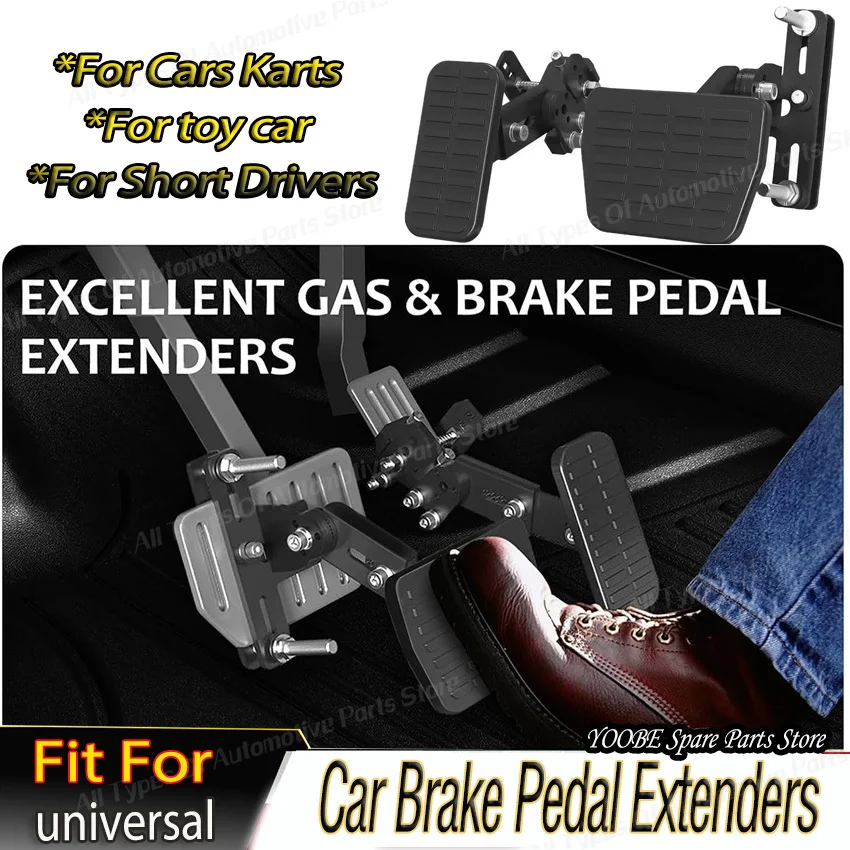 

For Cars Karts Toy Car for Short Drivers Car Accelerator Brake Pedal Extenders Adjustable Length and Angle Clutch Pedal Extender