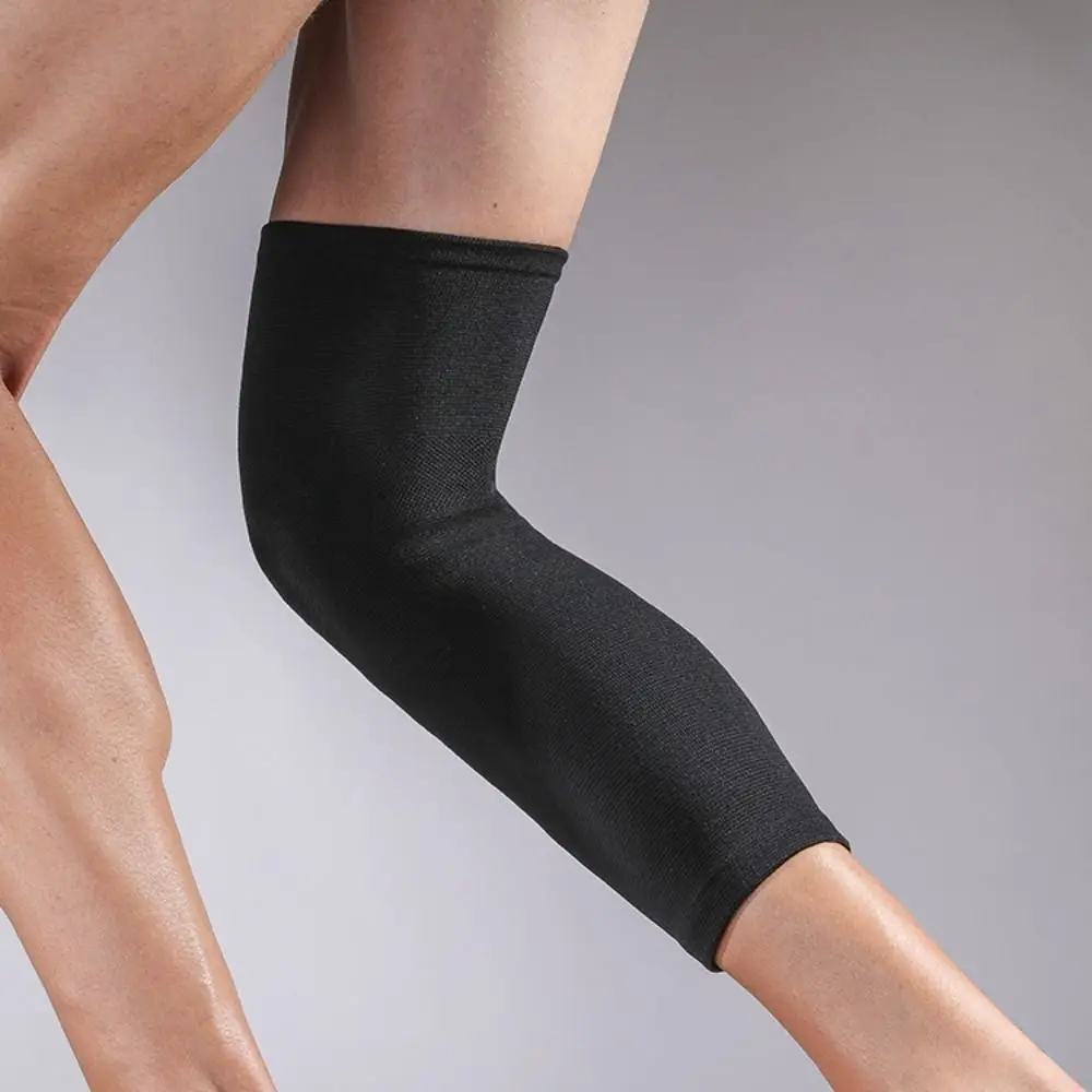 Breathable Compression Knee Support Nylon Material Wide Application Elastic Knee Pads Useful Long Design Knee Brace Basketball