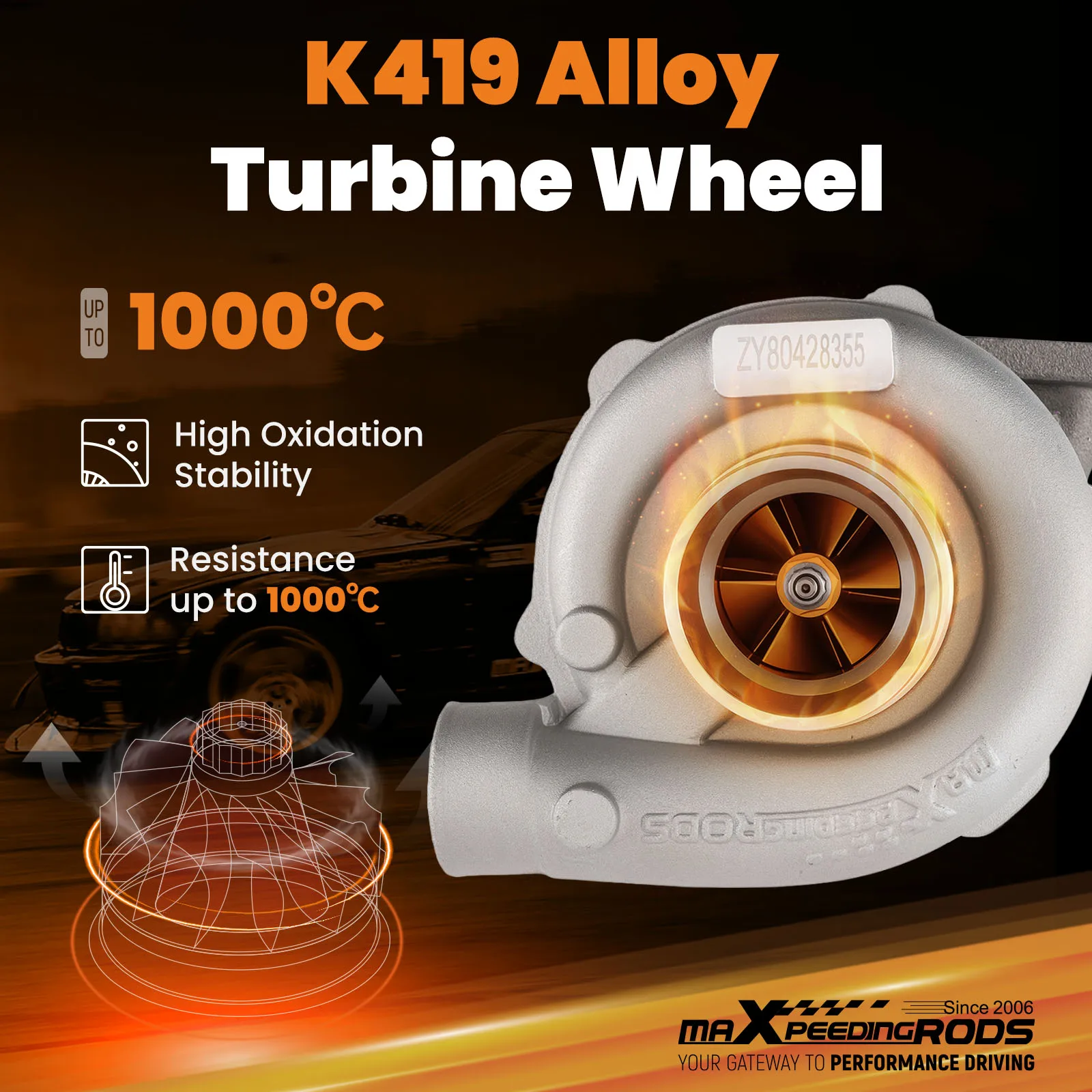 Universal T3/T4  Turbo Charger .63 A/R T04E T3 T4 Upgrade For RSX K20 RB25 Miata