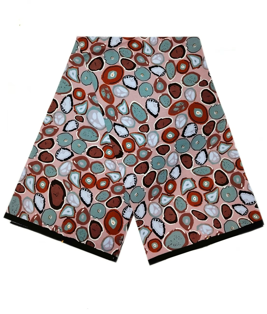 2025 موضة 6 ياردة الأفريقي جافا الشمع قماش مطبوع النيجيري Tissu بانج جافا الشمع للنساء فستان لتقوم بها بنفسك الملابس H5-1201-1 #4