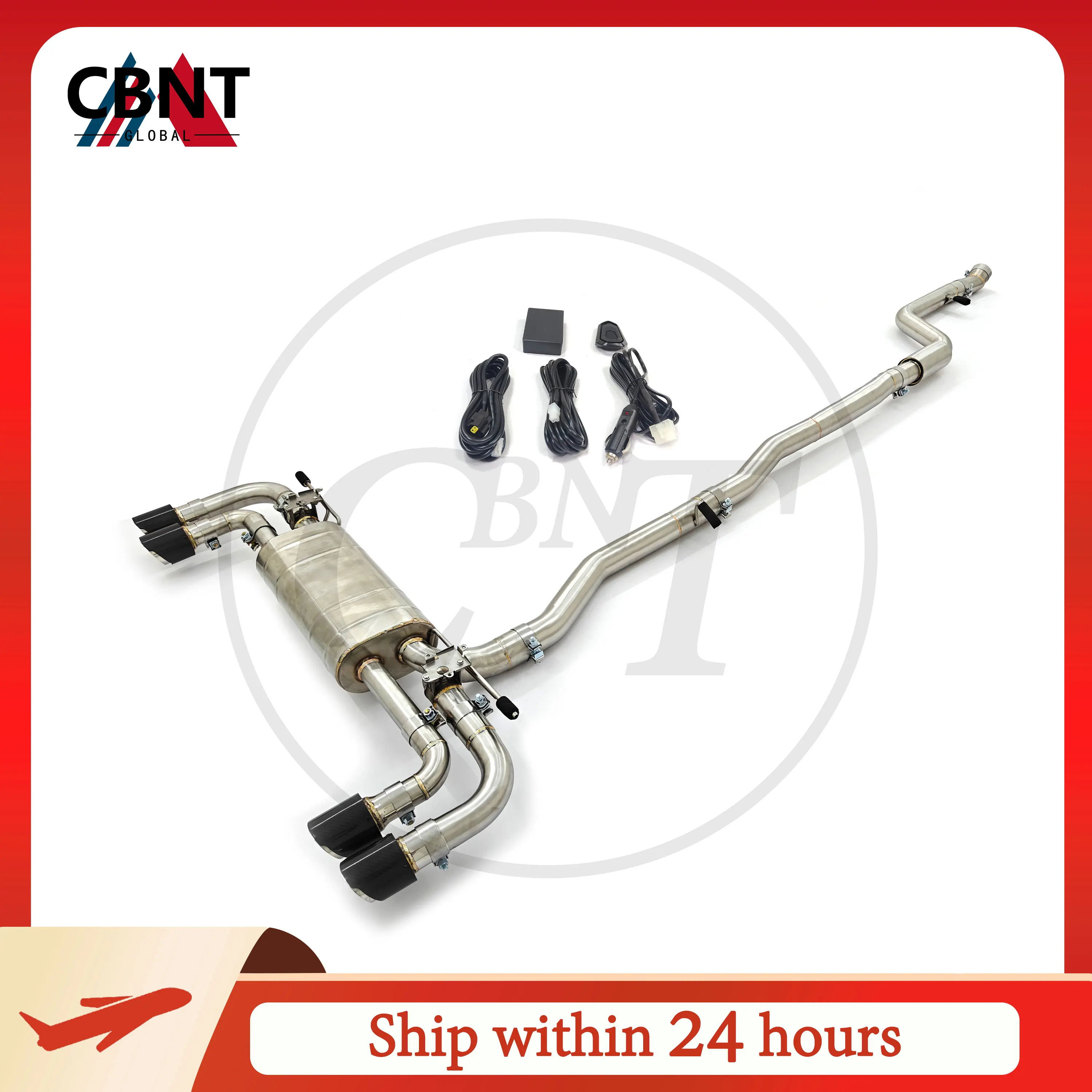 

CBNT Valvetronic Exhaust Catback Muffler for BMW 5 Series G30 G38 525i 530i Exhaust-pipe High Performance SS304 Exhaust Systems