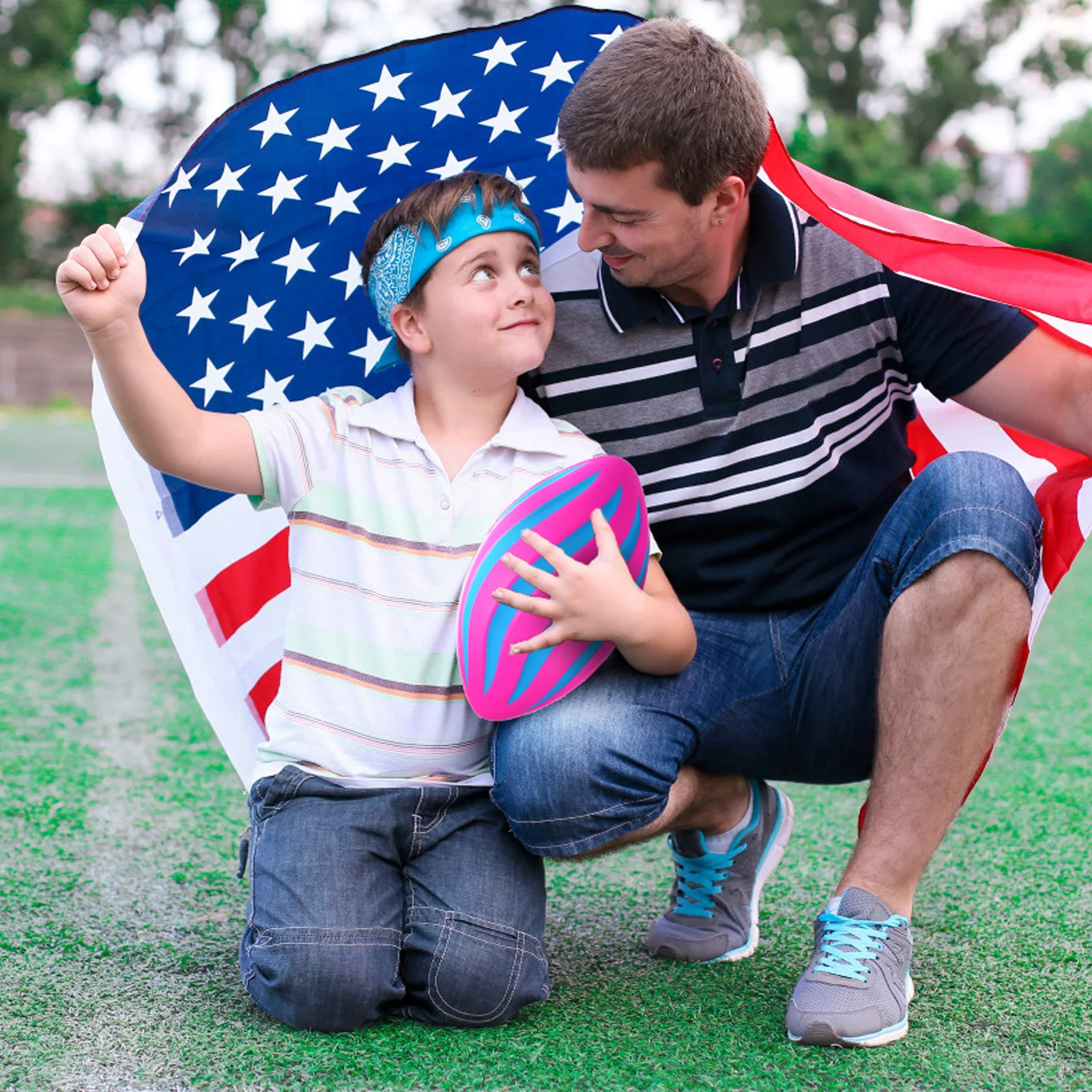

1pc Tornado Shaped Rugby Training Pu Creative Kids For Exercise Fun Safe Touch Squeeze Relieve Kids Rugby Training Ball