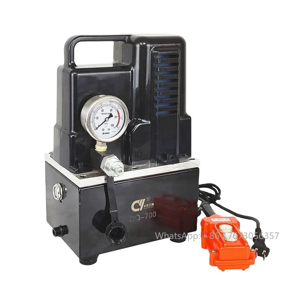 QQ-700 Portable Single Action Hydraulic Pump Dc 220v Electric Power Pack