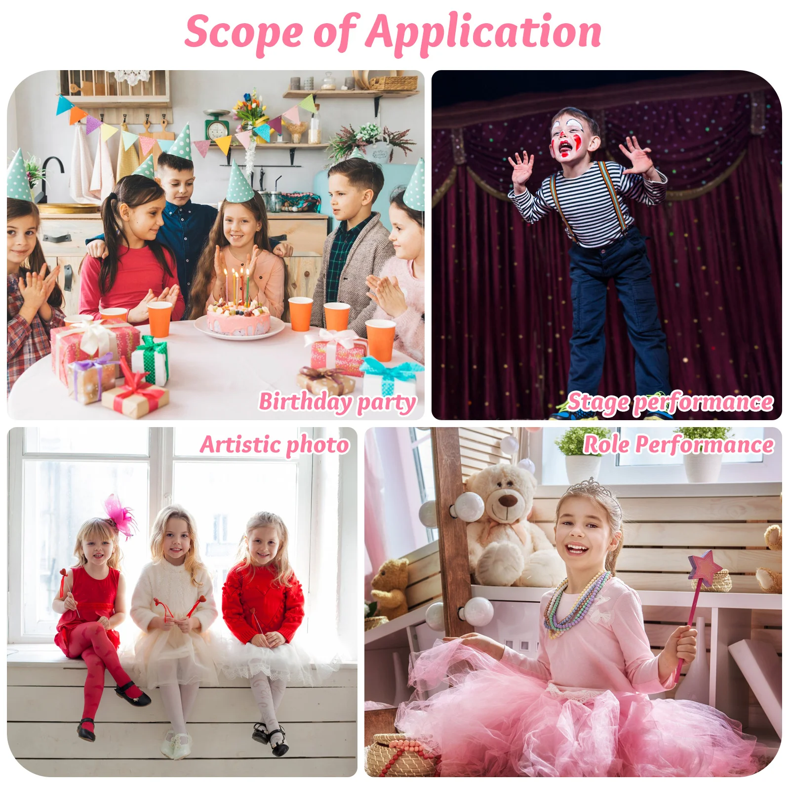 

1 pc Unicorn Glasses Lightweight Plastic Frame Gray Lens Party Costume Accessory For Kids Adults Festival Dress Up Sparkling