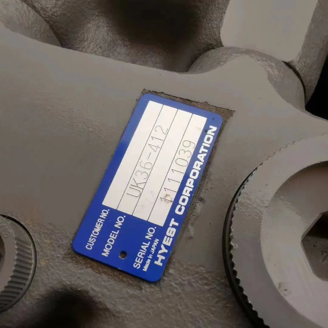 Válvula de distribuição hidráulica UK36-412 da válvula de controle da escavadeira para E460B