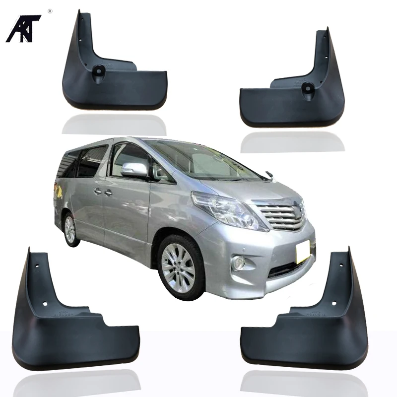 

4pcs/lot Mud Flaps FIT FOR TOYOTA ALPHARD 2009- 2015 MUDFLAPS MUD FLAPS FLAP SPLASH GUARD MUDGUARDS FRONT REAR ACCESSORIES