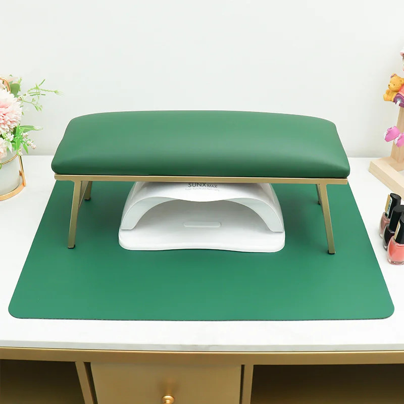 Top Quaility PU LeatherMarble Nail Hand Rest Pillow Hand Cushion Pillow Holder Nail Art Stand For Manicure Table For Nail Salon