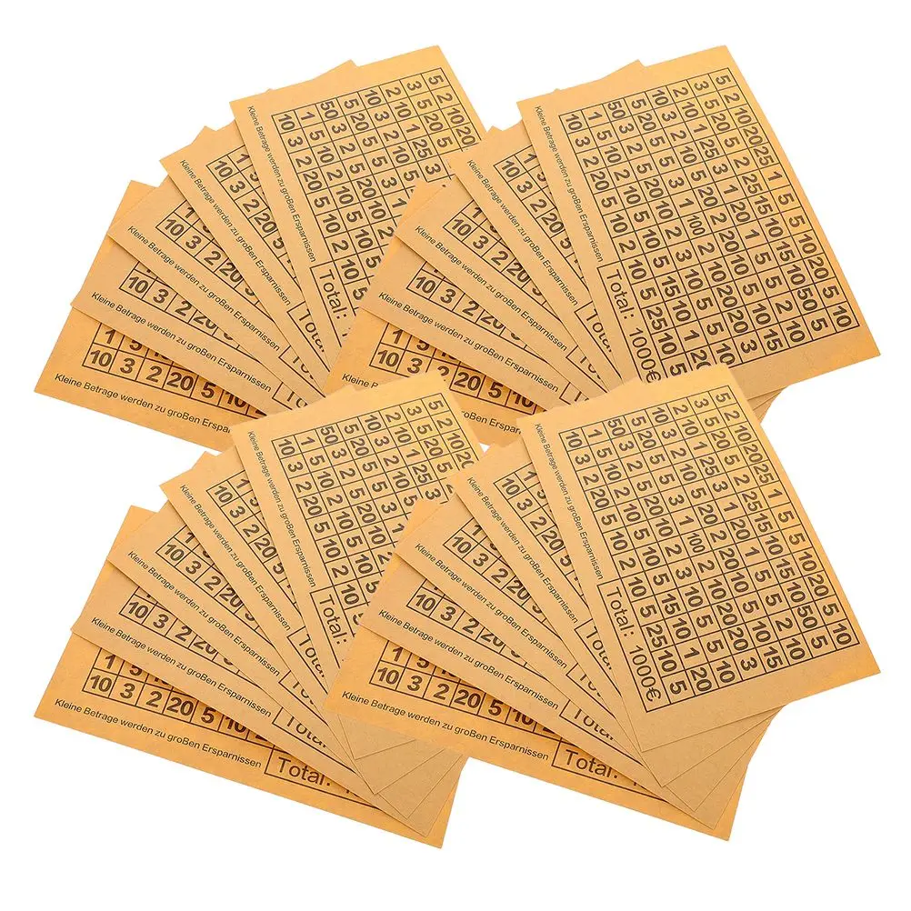 40 Sheets Saving Money Savings Tracker Stickers Piggy Bank Tracker Light Budgeting Student Coins Bank Challenge