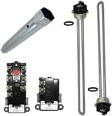 

EWH-03 Electric Water Heater Tune-Up Kit – 4500W Elements, Thermostats & Wrench Included