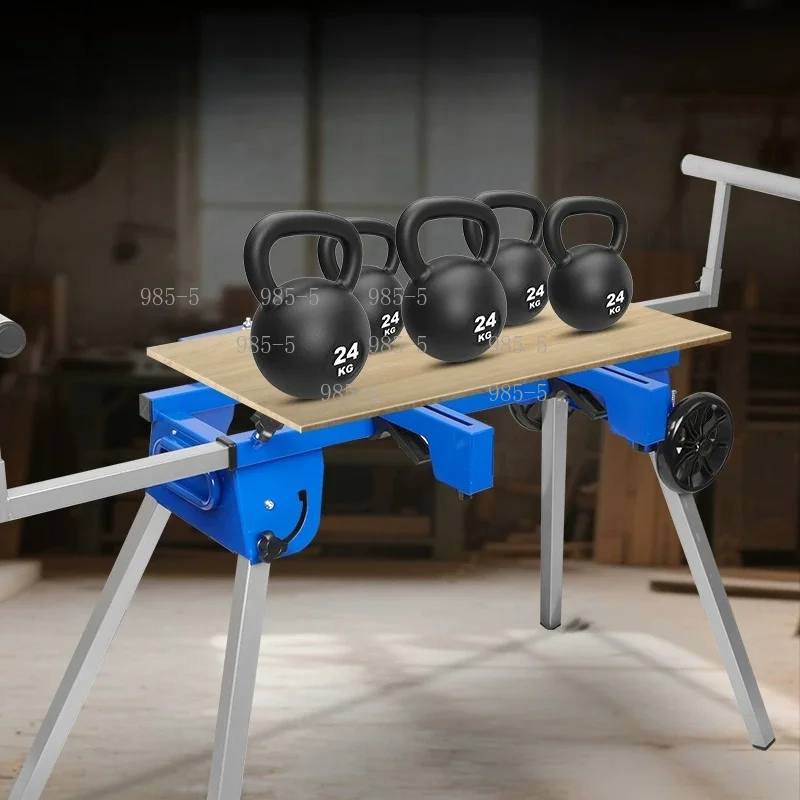 Portable Mobile Bracket for Aluminum Sawing Miter Saw, Multifunctional Worktable for Aluminum Machine and Woodworking