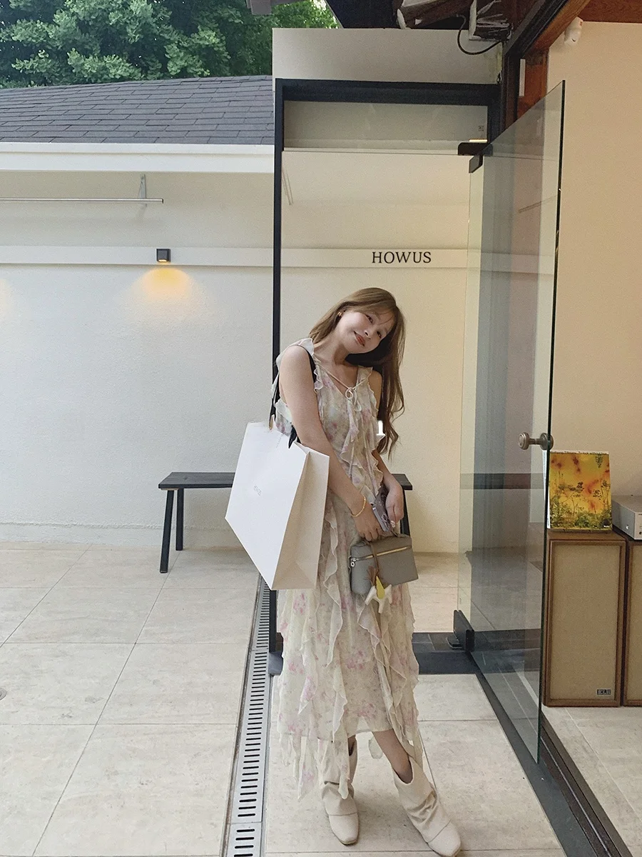 

Bluetique 628 Heavy Work Floral Lace Dr Garden Walk ~ Midi Skirt with Bell Sves Summer Season Polyester Fiber