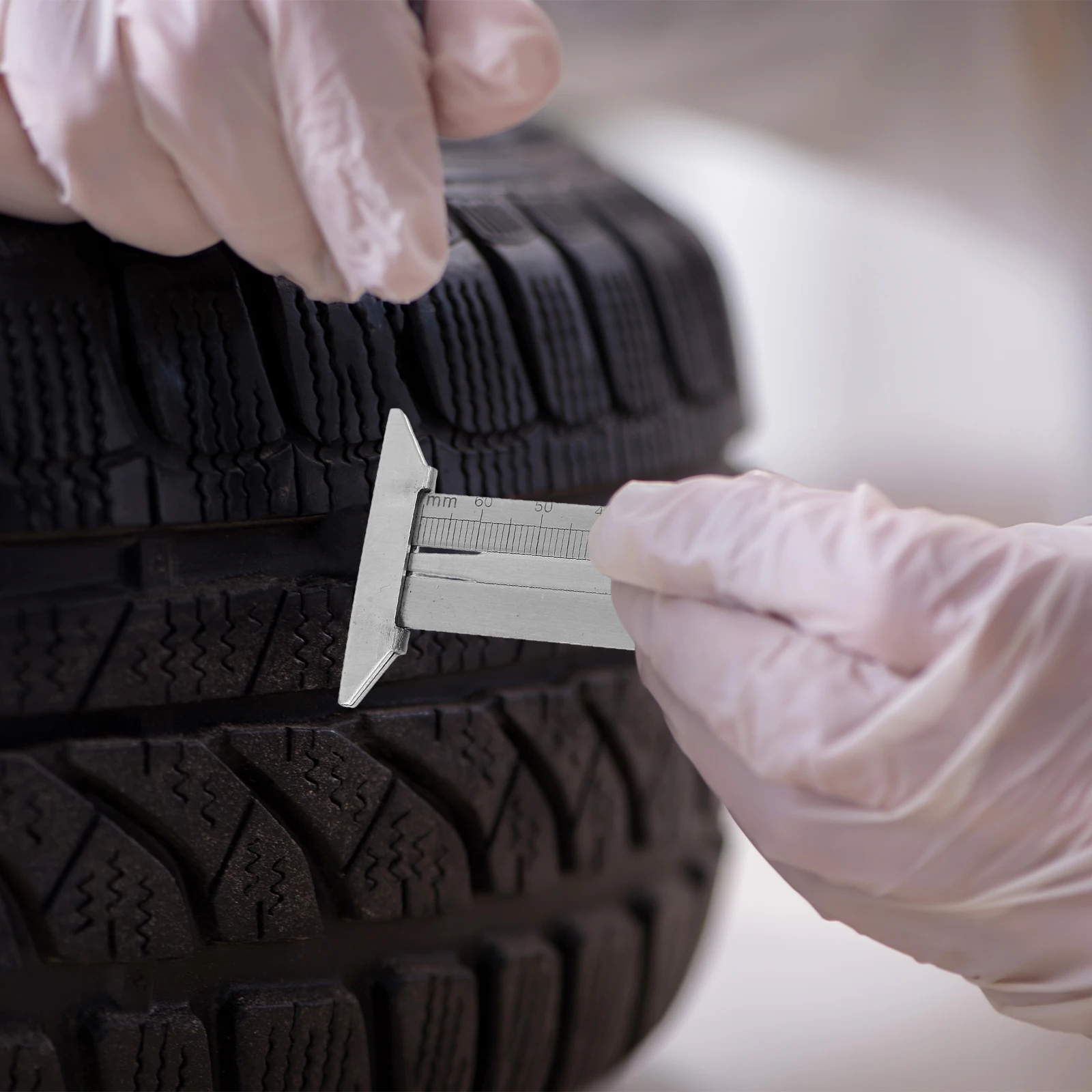

Tire Tread Depth Stainless Steel Tool For Car Motorcycle Bicycle Repair Maintenance Tread Depth Gauge Tool Tire Thread