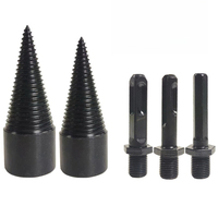 32mm/42mm Log Splitter Drill Bit - Wood Splitting Cone Attachment for Electric Hammer & Impact Drills