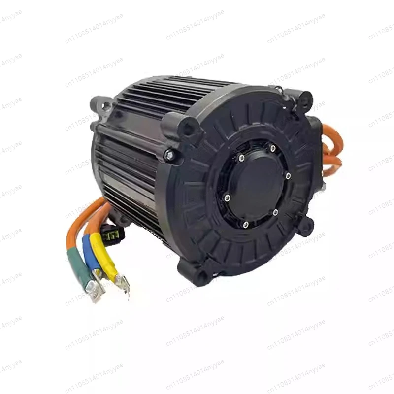 QS165 60H 20kW High Power Mid Drive Motor with 1:2.37 Gearbox, IPM PMSM Encoder Hall Type for E-Bike and EV Applications