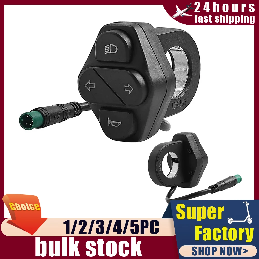 Scheinwerfer Blinker Schalter Taste Teil für KukirinG2 Master Elektrische 5-Pin Horn Roller Blinker Scheinwerfer Schalter Zubehör