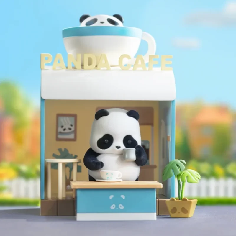 

Panda Roll Shopping Street Series Blind Box Surprise Box Original Action Figure Cartoon Model Mystery Box Collection Girls Gift