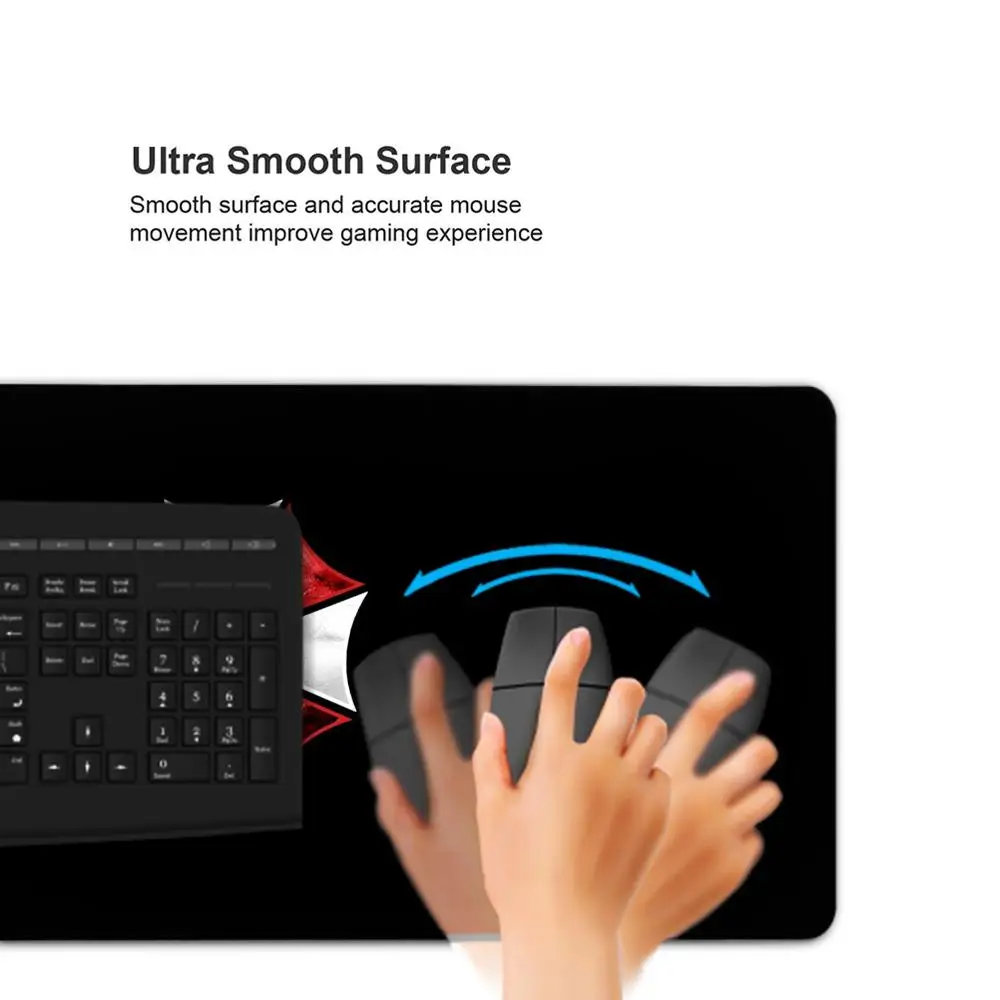 Umbrella Corporation Mouse Pad Large Computer Mousepad Office 1000x500mm XXL Pc Gamer Non-slip Rubber Keyboard Deskmat