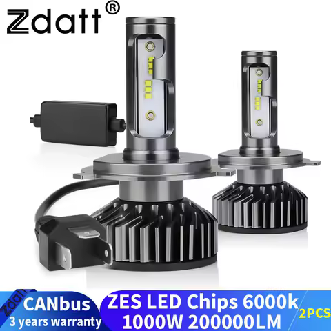 New H1 H4 Led Headlight Bulb 1000W H7 Led Canbus H11 H8 9005 HB3 9006 HB4 880 H27 Auto Led Lights 200000LM 6000K 12V Fog Lamp