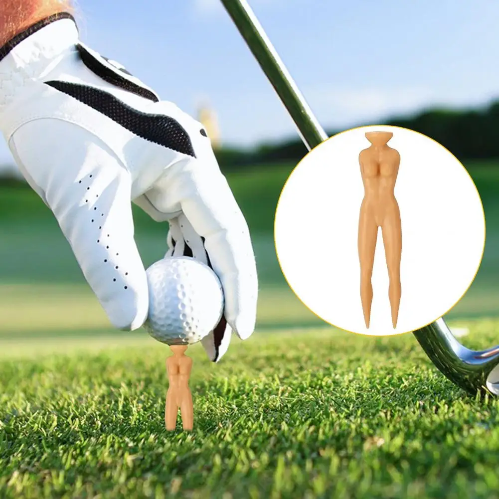 Portable Golf Tees Multi-function Nude Shape Golf Tees Easy Installation Plastic Spikes Golf Accessories for Golfers