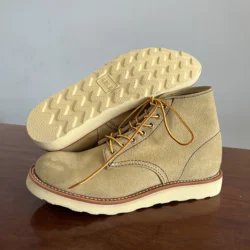 L381 RockCanRollGenuine Italian Suede Cow Leather Handmade Goodyear Welted Boots  Full Size 35-52 Super Quality