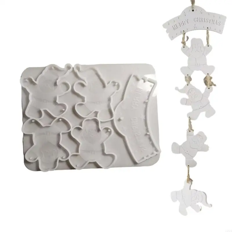 

Silicone Mold for Hanging Decorations Flexible and Heat Resistant Christmas Tree Ornament Mould Handmade Craft Mold