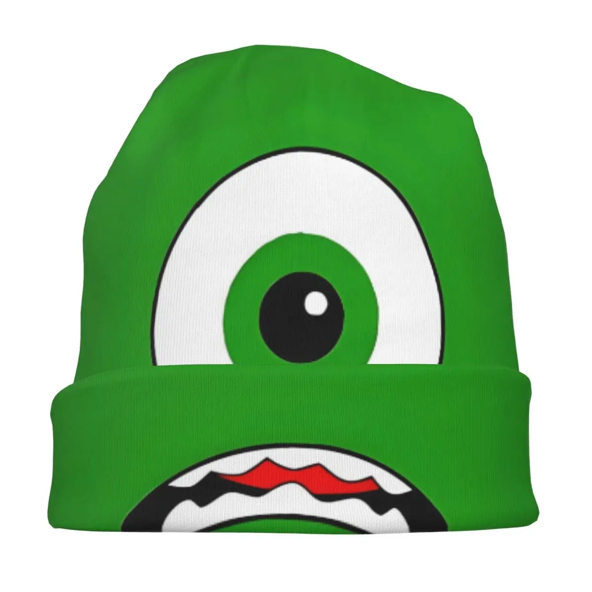 面白い目マイク・ワゾウスキースカリービーニー帽子モンスターズインクヴィンテージ男性女性アウトドアキャップ暖かいヘッドラップボンネット帽子