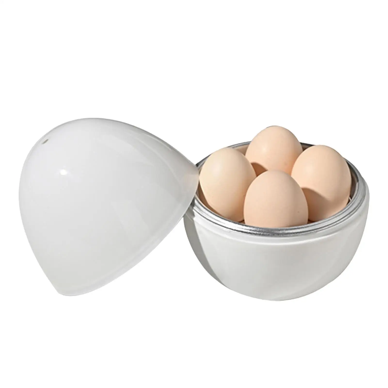Capacity for 1/4 eggs Microwave Egg Steamer Boiler Cooker Easy Quick 5 Minutes Hard Or Soft Boiled Kitchen Cooking Tools