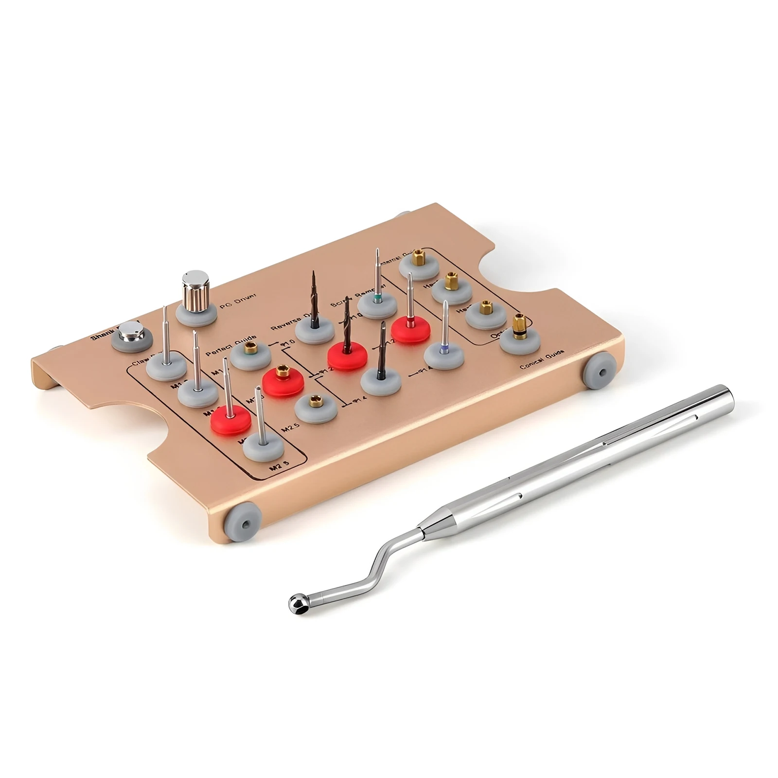 Universal Dental Broken Screw Removal Kit Implant Screw Remover Tool Instrument Extract Tool Set