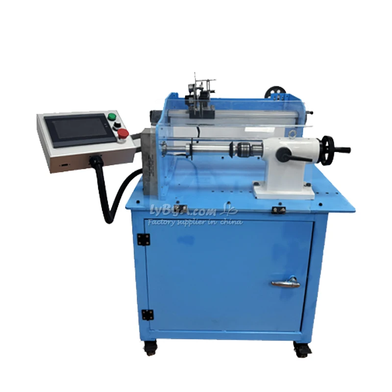 LY FCW-50 Retrazione ad alta velocità Scarico Integrato All-In-One Avvolgitrice per fibra ottica Diametro 300 mm Larghezza 400 mm