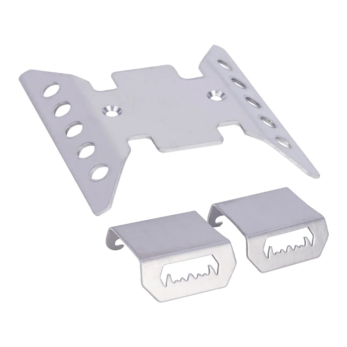 Edelstahl SCX10 III Achsschutz Unterfahrschutz Chassis Armor für 1/10 RC Crawler Car CJ7 (AXI03008) Upgrade-Teile