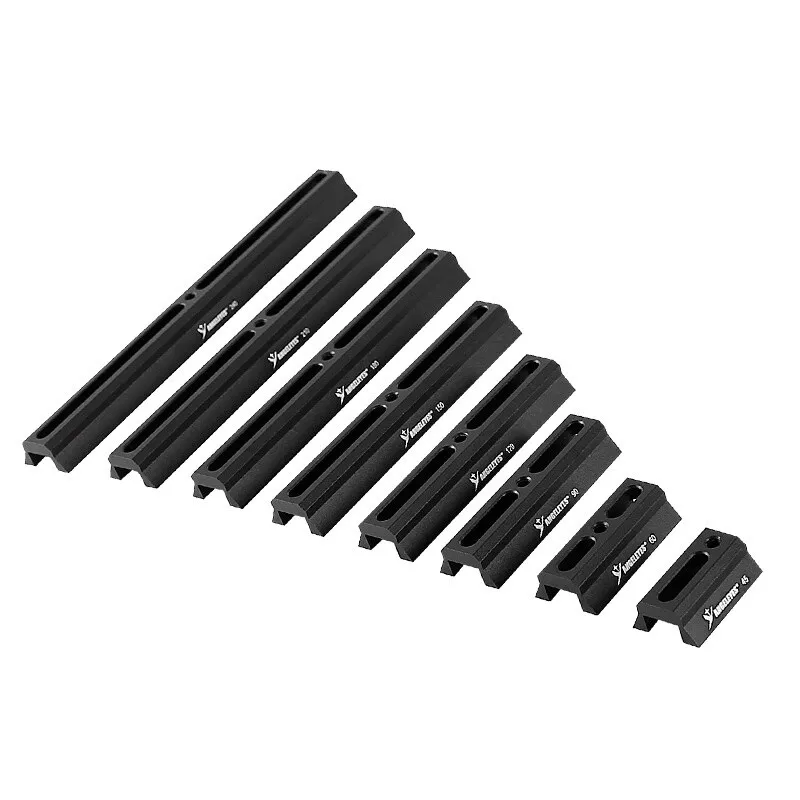 Telescope Dovetail Plate Dovetail Base 45/60/90/120/150/180/210/240mm for Telescope Connect Guide Scope Black