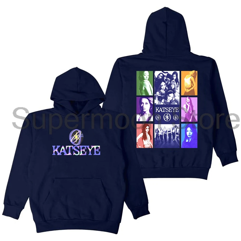 Kpop Katseye Merch Sudadera con capucha 2025 Hermoso Chaos Tour Ropa de calle de manga larga Hombres Mujeres Sudaderas con capucha