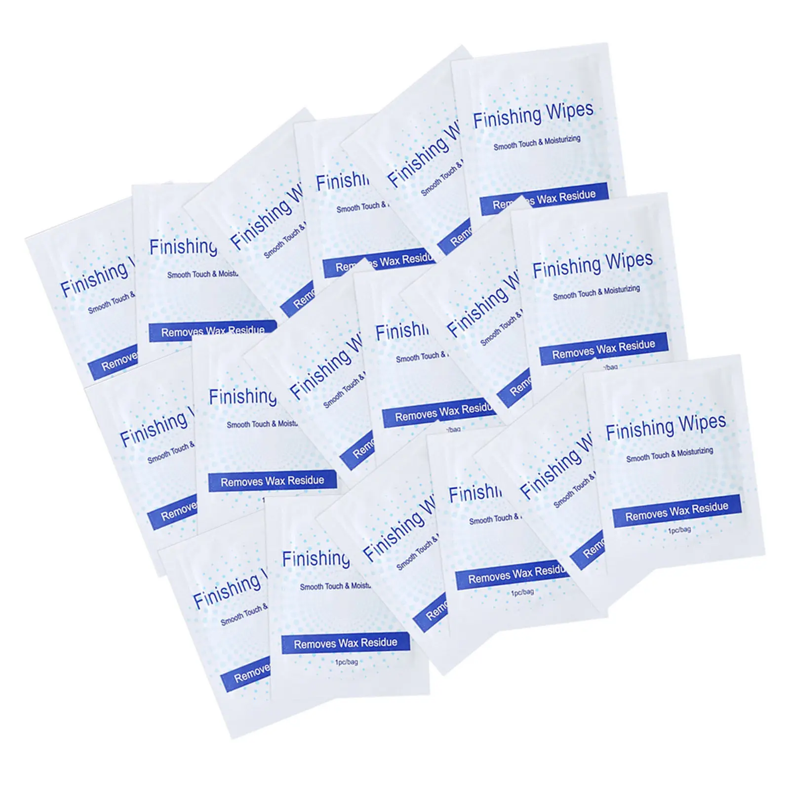 

50pcs Hair Removal Cleaning Oil Pack Wax Removal Body Finishing Cleansing Wipes All Skin Types Travel Size Salon Supplies